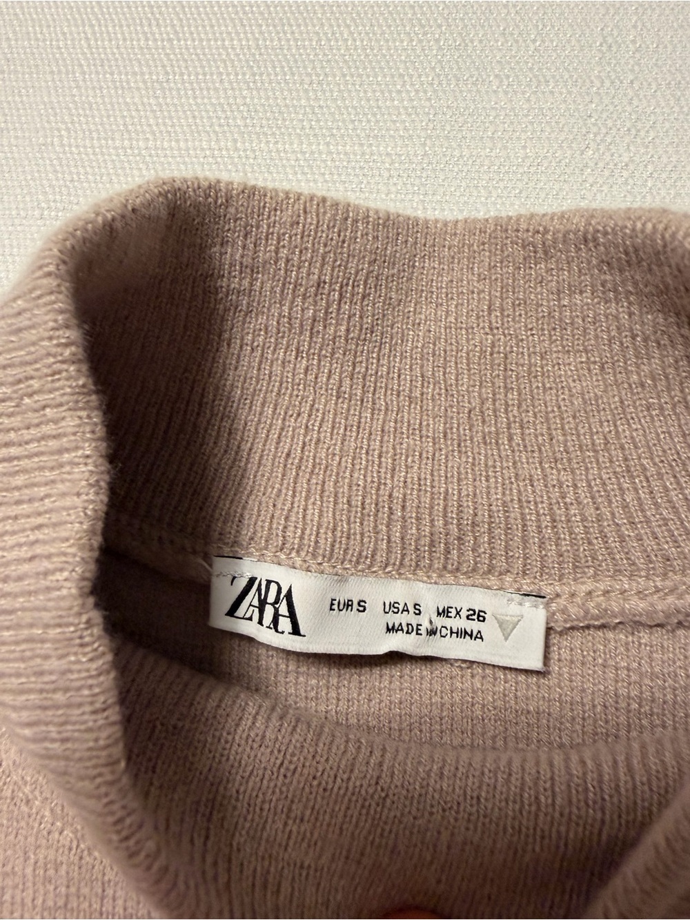 Zara Soft Knit Top in Light Taupe - Picture 5 of 6